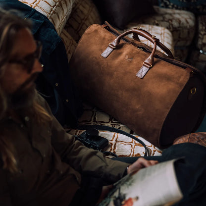 Suede S.C Holdall - Tobacco Brown