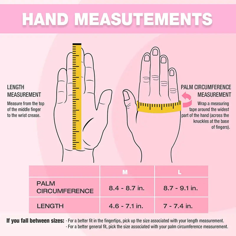 WORKPRO Touchscreen Safety Work Gloves  Terry-Lined, Non-Slip Pink Gloves (M/L)