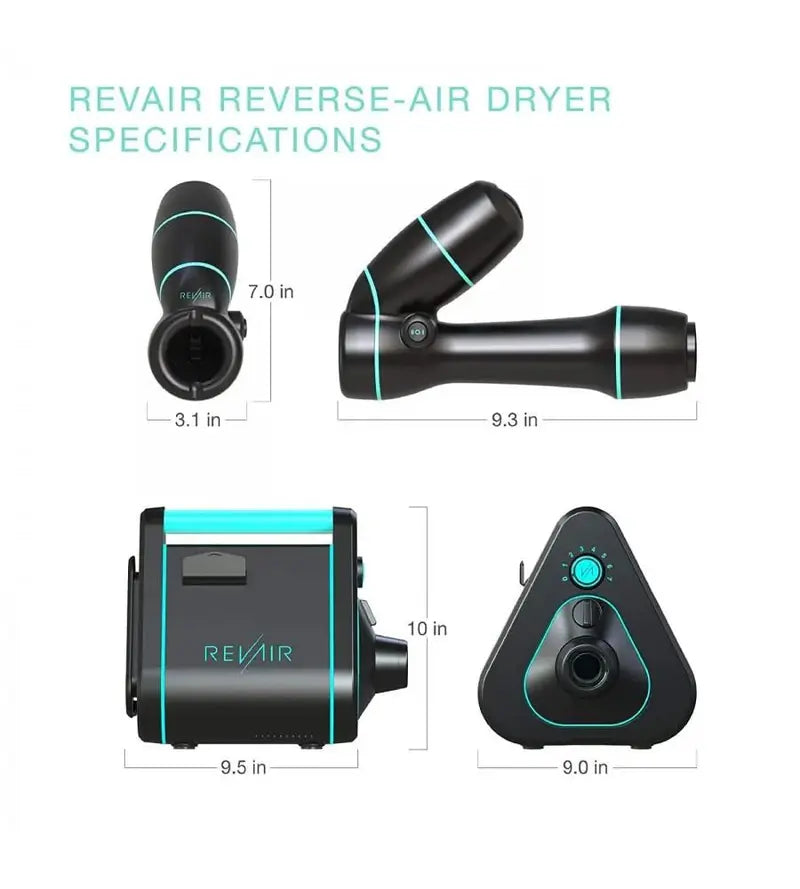 REVAIR Reverse-Air Hair Dryer for Fast Drying and Gentle Straightening