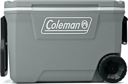 Coleman Classic 100-Quart Wheeled Cooler — Insulated Hard-Sided Design, Leak-Resistant, Ice Retention Up to 5 Days
