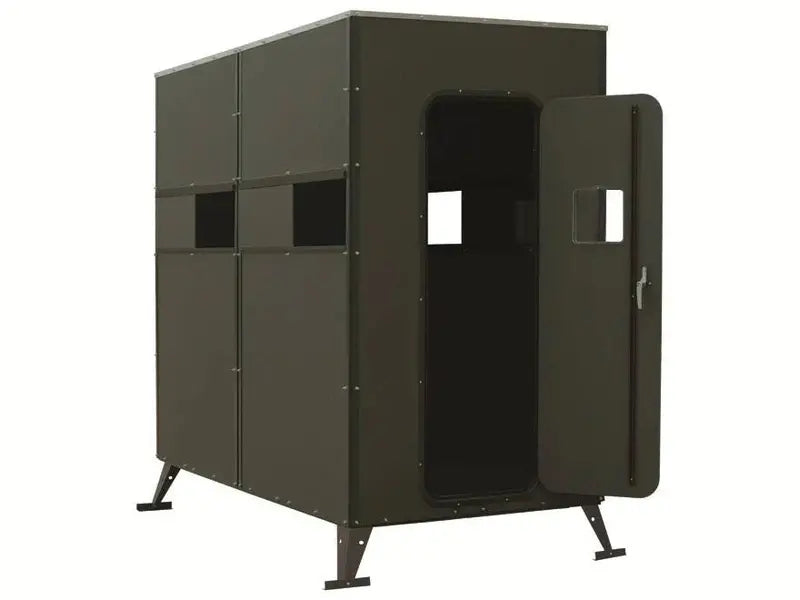 Texas Hunter Xtreme 4′ x 8′ Hunting Box Blind with Camo Exterior and Durable Frame