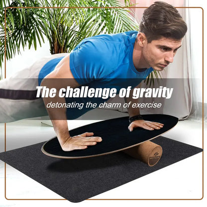 High-Capacity Balance Board  500 LB Trainer for Core Stability, Coordination, and Skateboard Skills