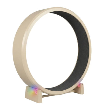 Large-Diameter 48-Inch Exercise Wheel with Non-Slip Black Felt Tread Surface