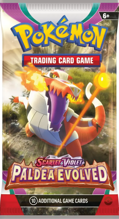 Pokémon Scarlet & Violet: Paldea Evolved Booster Bundle  6 Official Expansion Packs