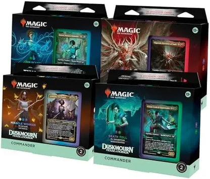 Magic: The Gathering Duskmourn: House of Horror 4-Deck Commander Bundle
