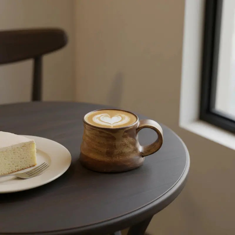 Handcrafted Rustic Ceramic Coffee Mug with Artisan Glaze — Unique Gift for Coffee Enthusiasts