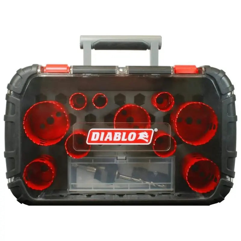 Diablo General Purpose Bi-Metal Hole Saw Set 14pc