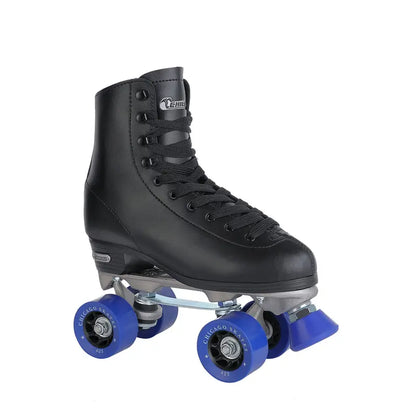Chicago Skates Men’s Classic Quad Roller Skates Black Classic Rink Skate, Sizes 1-13