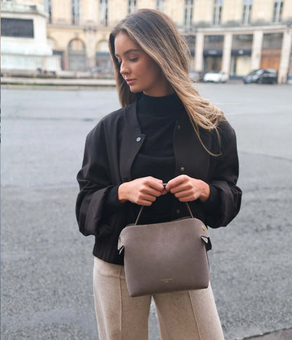 Medium Swann | Suede Taupe