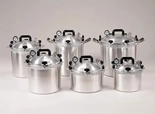 All American 30-Quart Pressure Canner & Cooker  Silver, 930 Model