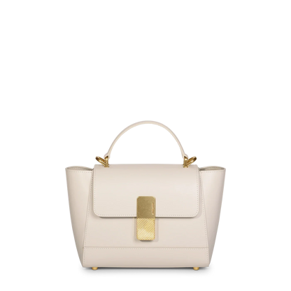 Mini Marly - Cuir Box Blanc Cassé