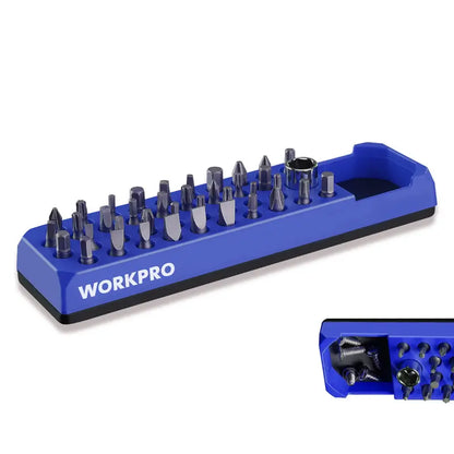 WORKPRO Magnetic 39-Hole Hex Bit Organizer for 1/4″ Drive Bits (Bits Not Included)