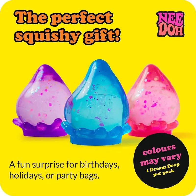 NeeDoh Dream Drop  Single Smooth Squeeze Sensory Toy