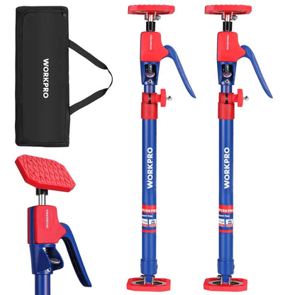 WORKPRO Adjustable Cabinet Support Jack Pole for Safe Installation