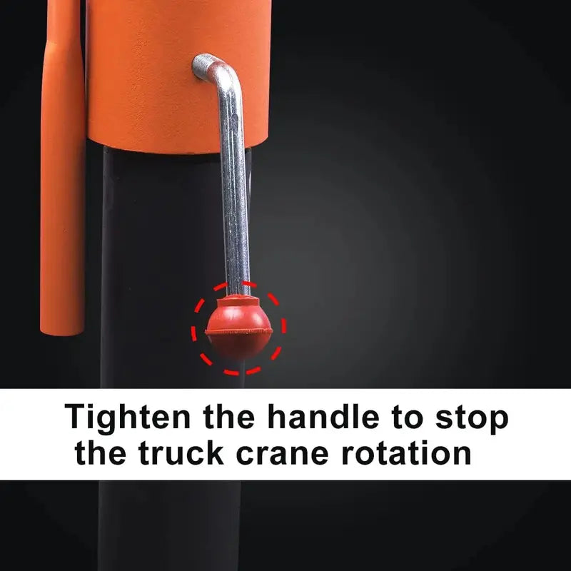 1100lb Capacity Folding Electric Hoist Crane  110V Industrial Lifting Solution for Warehouses & Sites