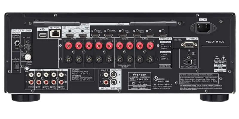Pioneer Elite 7.2 Channel Network AV Receiver  Black