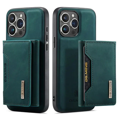 Executive Black Leather iPhone Wallet Case  Sleek, Functional & MagSafe Ready