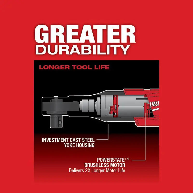 M12 FUEL 12V Lithium-Ion 1/2 in. Brushless Cordless Ratchet Kit w/Grease Gun