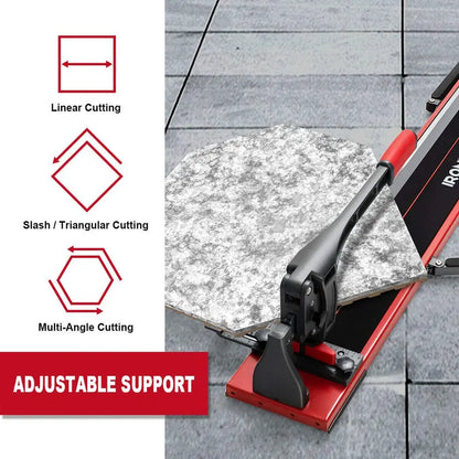 Professional 48-Inch Manual Tile Cutter for Ceramic, Porcelain, and Stone Flooring