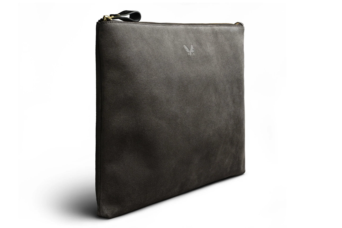 Suede Flight Folio - Storm Grey