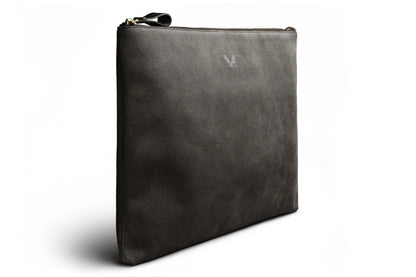 Suede Flight Folio - Storm Grey