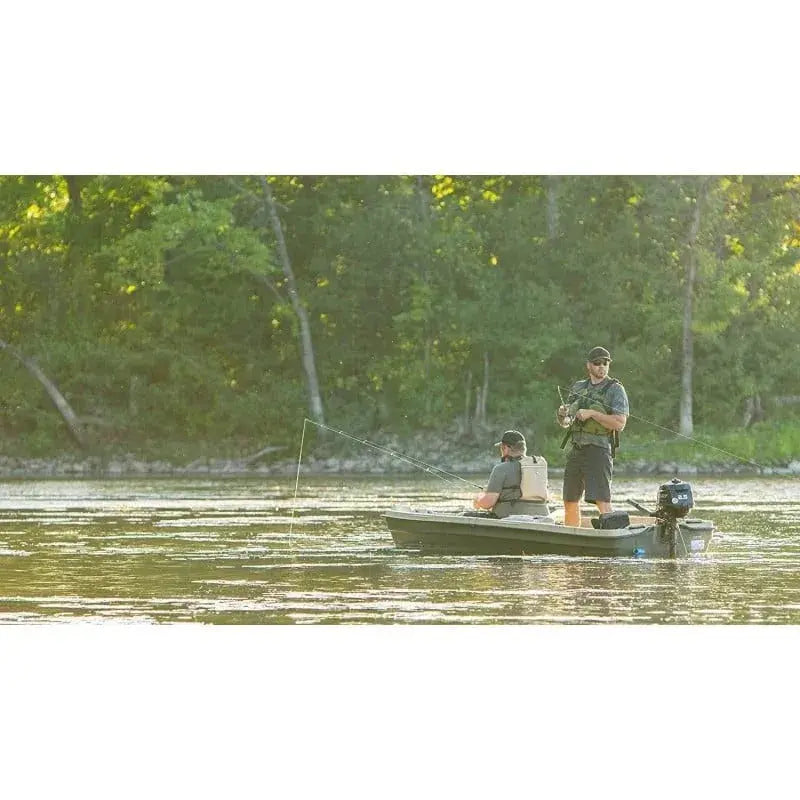 Pelican Intruder 12 Foot Jon Boat  Lightweight Aluminum Fishing Craft