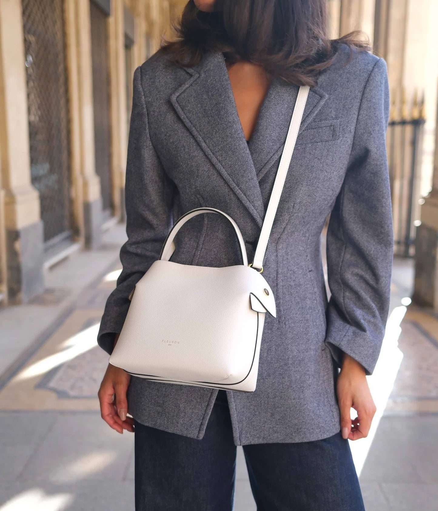 Medium Swann | Blanc Cassé