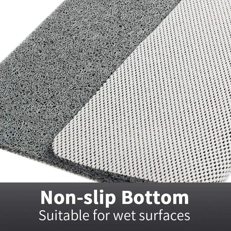Non-Slip Shower Mat with Quick-Drain Texture and Secure Grip