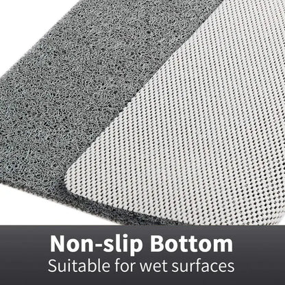 Non-Slip Shower Mat with Quick-Drain Texture and Secure Grip