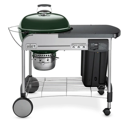 Performer Deluxe 22-Inch Charcoal Grill  Heavy-Duty Steel Construction with Adjustable Vents