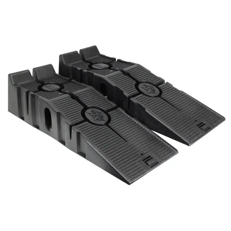 RhinoGear RhinoRamps 11914MI Vehicle Ramp Set  Heavy-Duty Pair Rated for 12,000 lb GVW, Low-Profile Aluminum Design