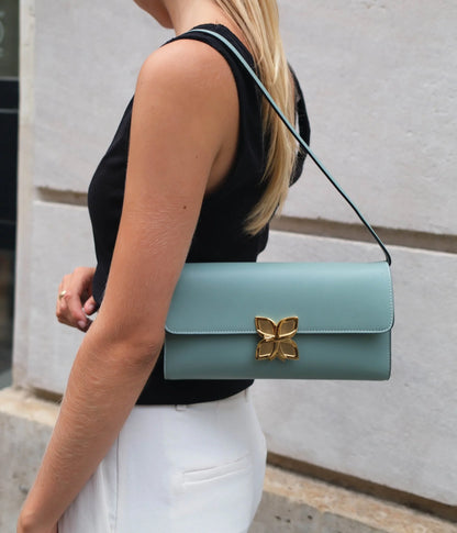 Hortensia Clutch | Vert Jade
