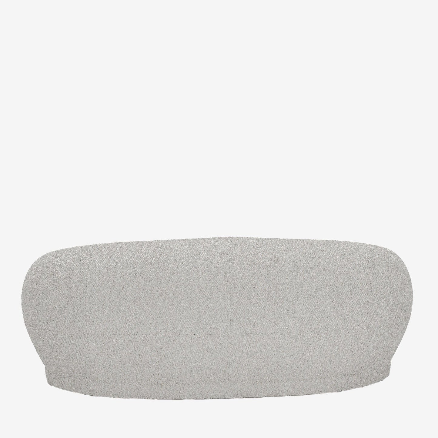 Canap  blanc tissu bouclette Bianca