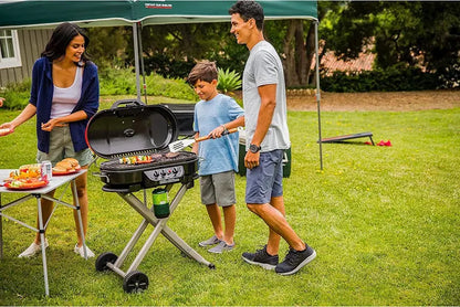 Coleman RoadTrip 285 Portable Propane Grill with Stand  Compact Outdoor Cooking System