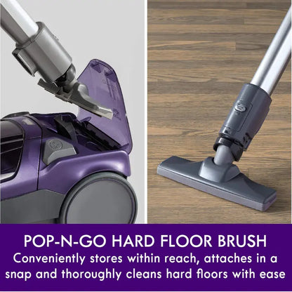 Kenmore 600 Series Lightweight Bagged Canister Vacuum with Dual-Motor, HEPA Filter & Pet PowerMate