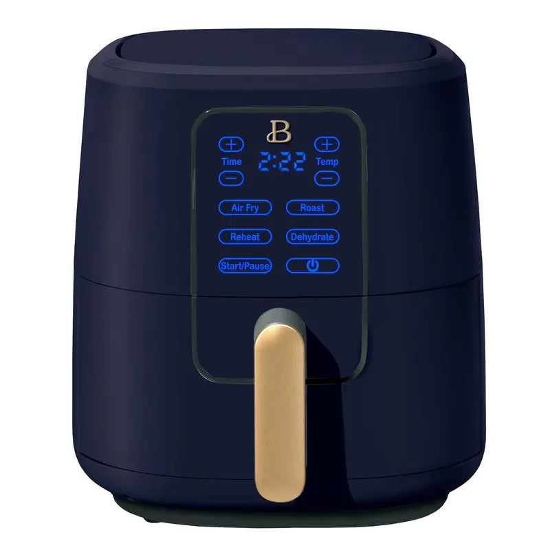 Drew Barrymore Starry Night Air Fryer  6-Quart TurboCrisp Model with Touchscreen Controls & Blue Accents