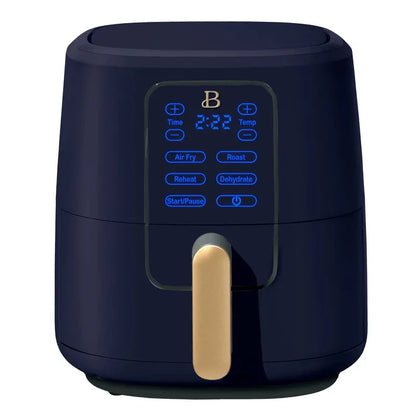 Drew Barrymore Starry Night Air Fryer  6-Quart TurboCrisp Model with Touchscreen Controls & Blue Accents