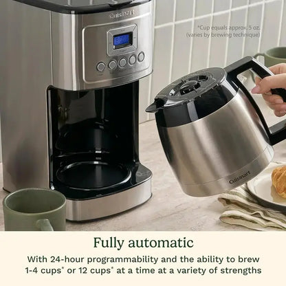 Cuisinart PerfecTemp Thermal Coffee Maker  12-Cup Programmable Brew with Precise Temperature Control