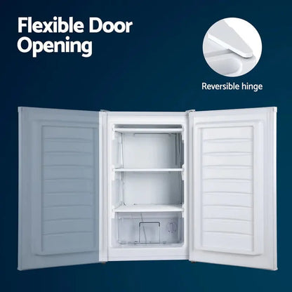 Devanti 81-Liter Upright Freezer in White