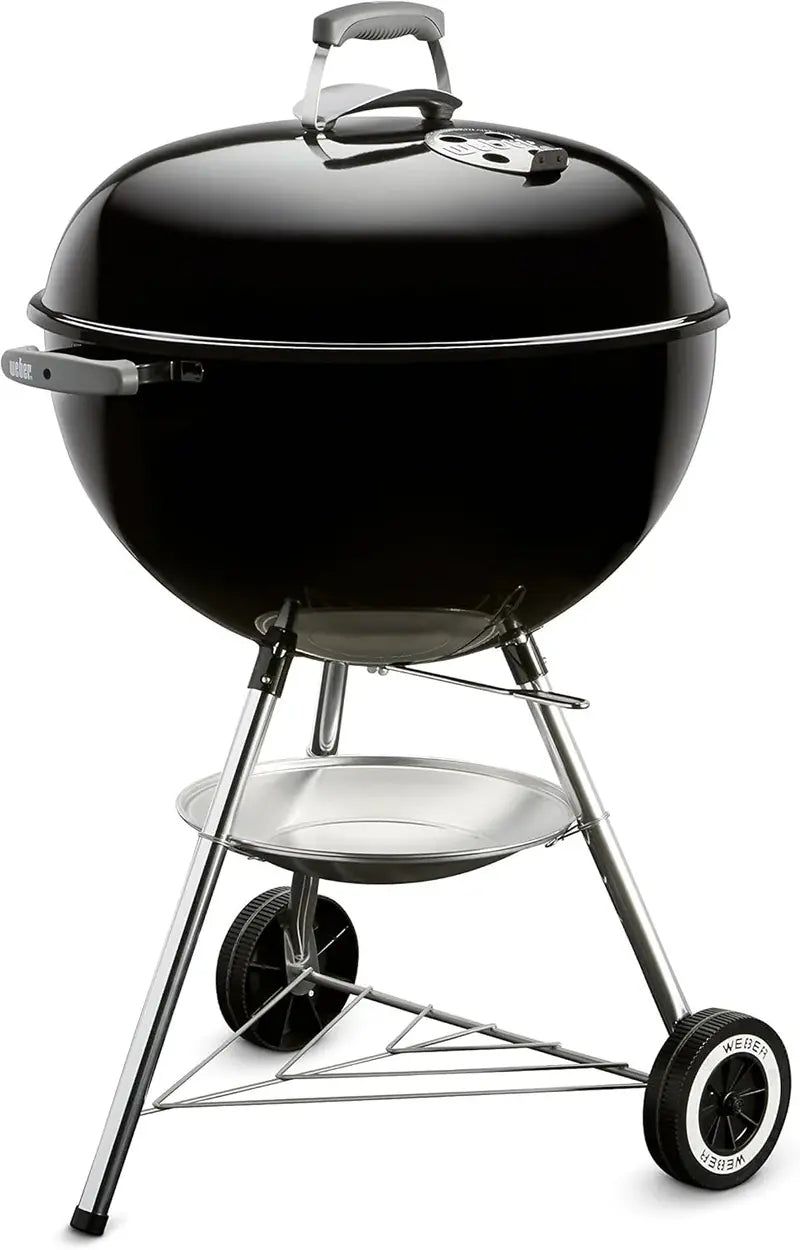 Weber Original Kettle 22-Inch Charcoal Grill — Iconic Dome Design, Durable Steel Construction, Classic Grilling Experience