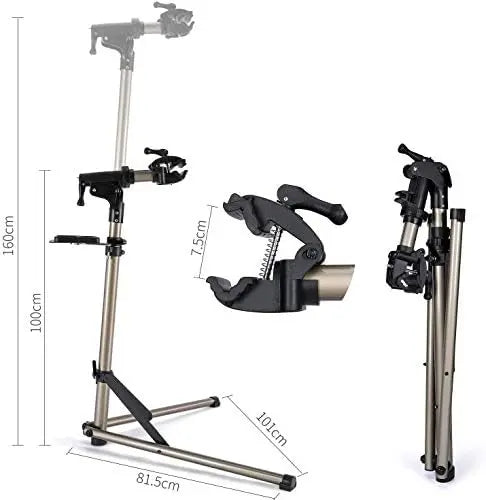 CXWXC Adjustable Bike Repair Stand  Home Bicycle Maintenance Rack  Whole Aluminum Alloy (RS100)