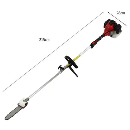 T-Mech 52cc 5-in-1 Petrol Garden Multi-Tool  Brush Cutter, Trimmer, Edger & More