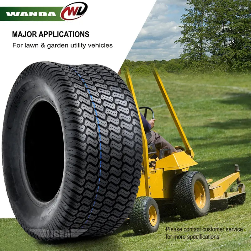 Set of 4 New Lawn Mower Turf Tires 15¡Á6-6 Front and 20¡Á10-8 Rear /4PR -13016-13040