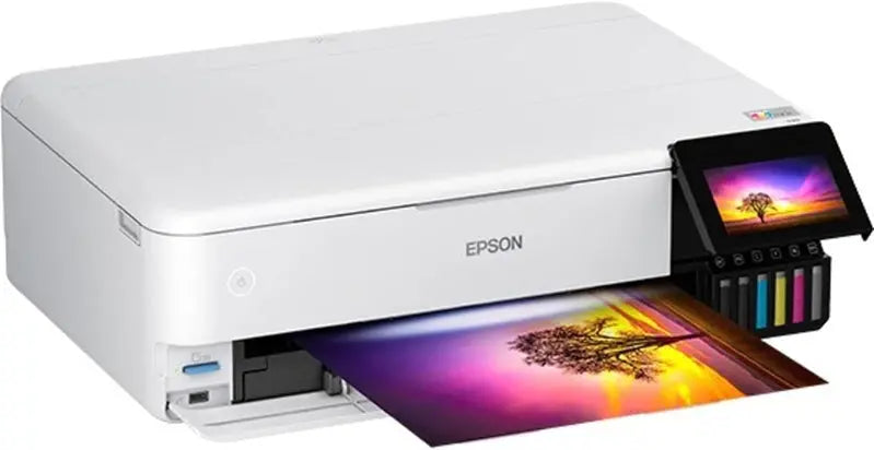 EcoTank ET-8550 Wireless Wide-Format Printer — All-in-One Inkjet with Refillable Tank System