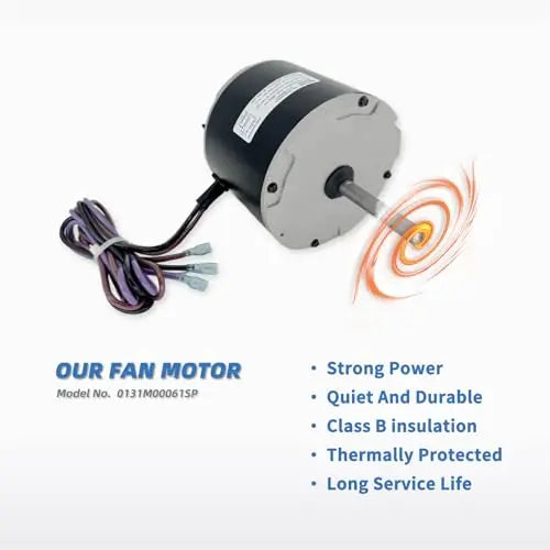 1/4 HP Condenser Fan Motor for Goodman, Amana, Janitrol  208/230V 1.5A 830RPM