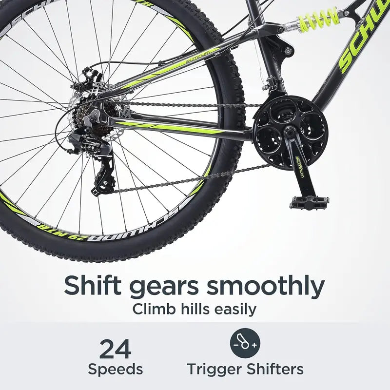 Schwinn Traxion Full-Suspension Mountain Bike  29-Inch Wheels, Versatile Off-Road Performance