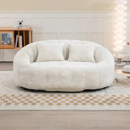 Adult-Sized Multi-Hue Bean Bag Lounge Chair