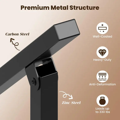 Heavy-Duty Stair Safety Rail Supporting Up to 330 lbs (04 Steps)