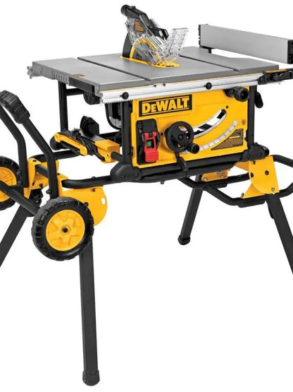 DEWALT DWE7491RS 10-Inch Jobsite Table Saw  32.5-Inch Rip Capacity with Rolling Stand