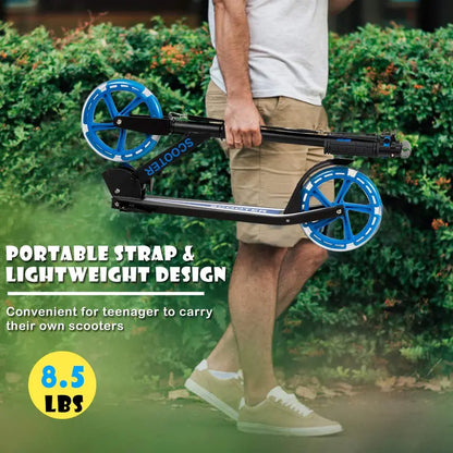 Lightweight Folding Kick Scooter Designed for Kids and Teens  Easy to Carry & Store